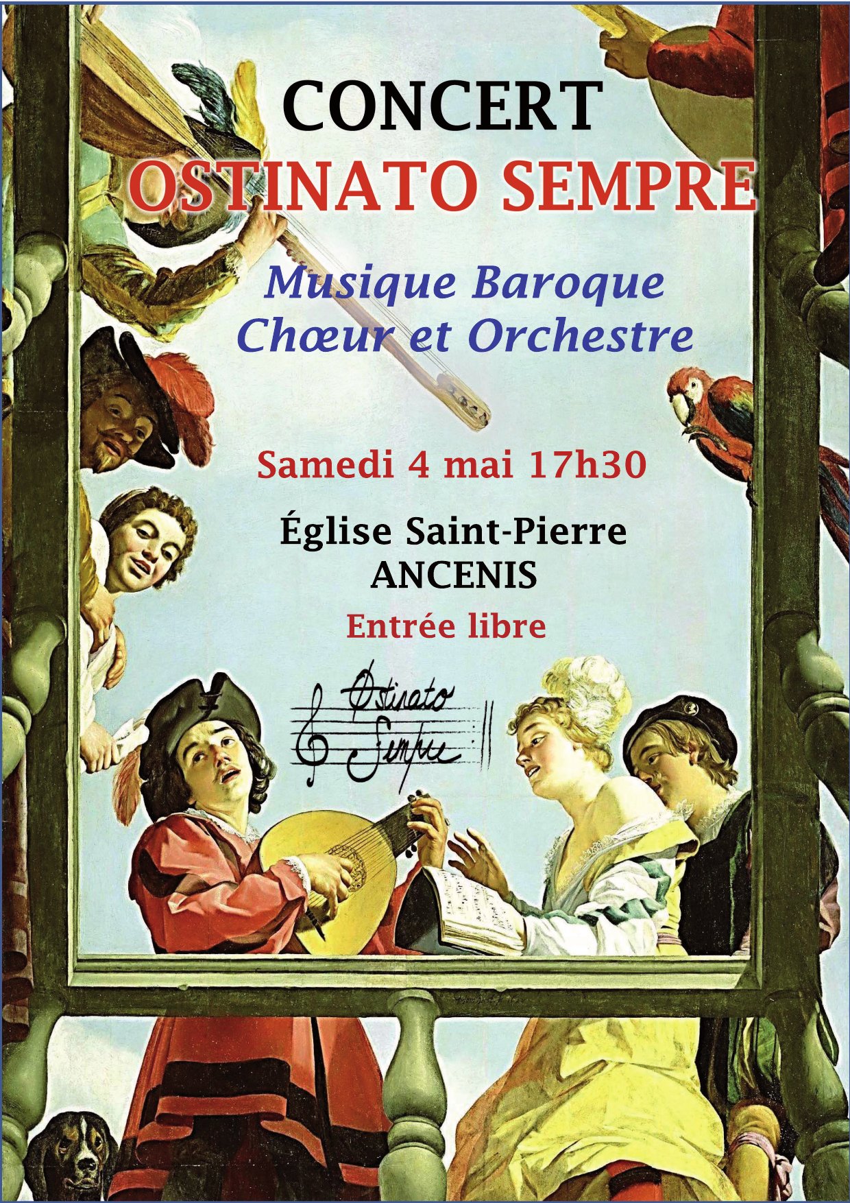 Affiche du concert du 4 mai 2024, Ancenis