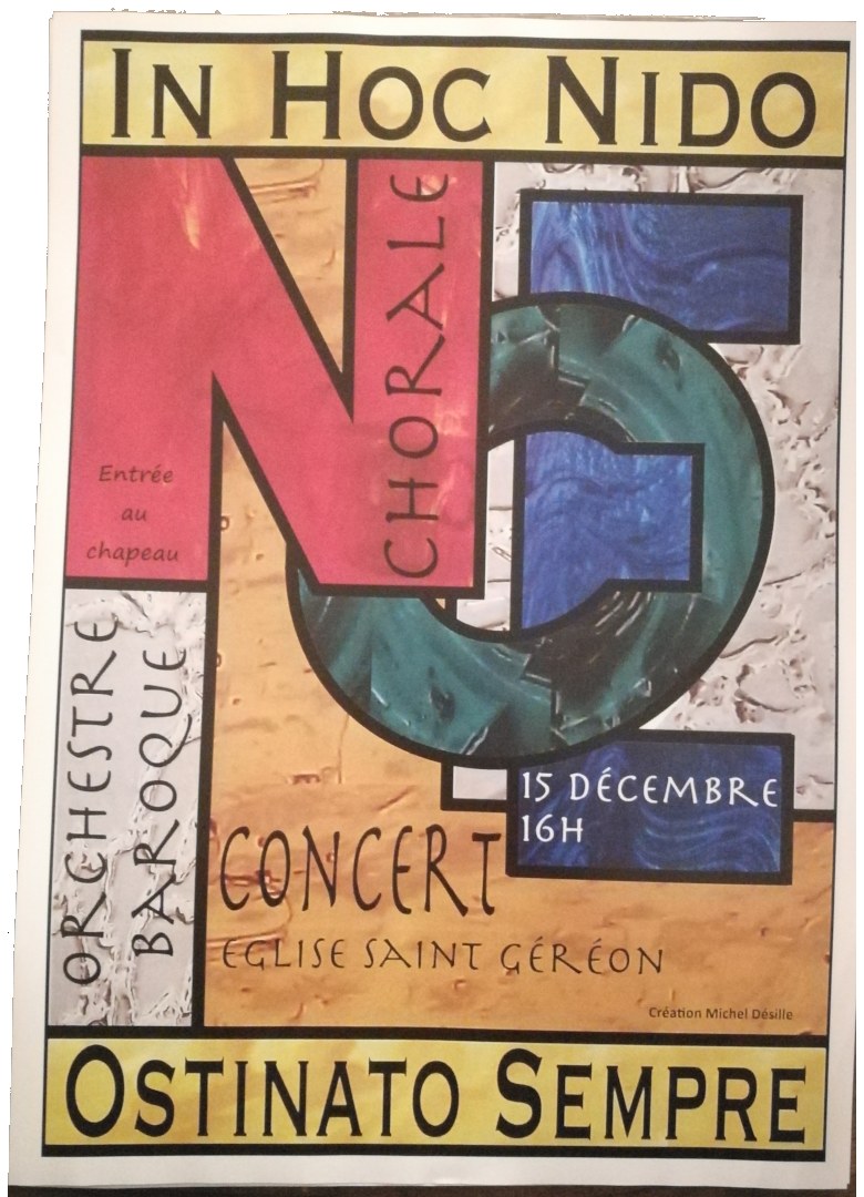 Affiche du concert du 15 décembre 2024, Saint-Géréon